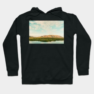 The lake by the mountains Hoodie